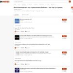The Blockchain and Us is in the Top 30 Blockchain and Cryptocurrency Podcasts, Listennotes.com